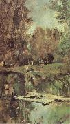 Valentin Serov Little Pond Abramtsevo painting